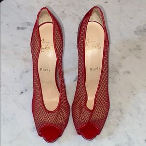 Christian Louboutin Toe Red Bottoms